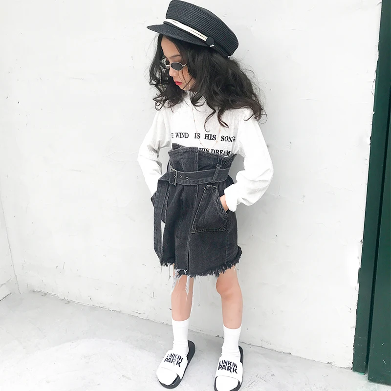 Girls skirt 2018 autumn new girls denim skirt irregular skirt fashion skirt tide
Girls skirt 2018 autumn new girls denim skirt irregular skirt fashion skirt tide