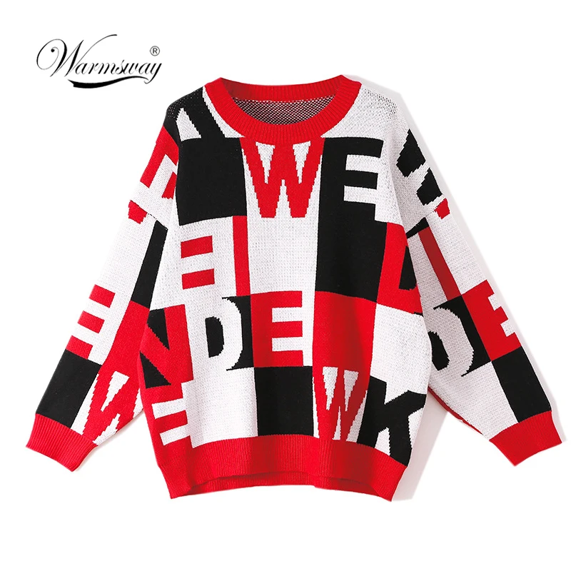 New O-Neck Weekend Letter Sweater Woman Casual Full Oversized Pullovers Femme Sweaters Streetwear Patchwork Women Sweaters C-269
New O-Neck Weekend Letter Sweater Woman Casual Full Oversized Pullovers Femme Sweaters Streetwear Patchwork Women Sweaters C-269