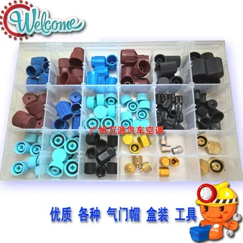 (144pcs) automotive air conditioning pipe high and low pressure inflatable valve dust closures R134A /car bicycle tire valve cap 
(144pcs) automotive air conditioning pipe high and low pressure inflatable valve dust closures R134A /car bicycle tire valve cap