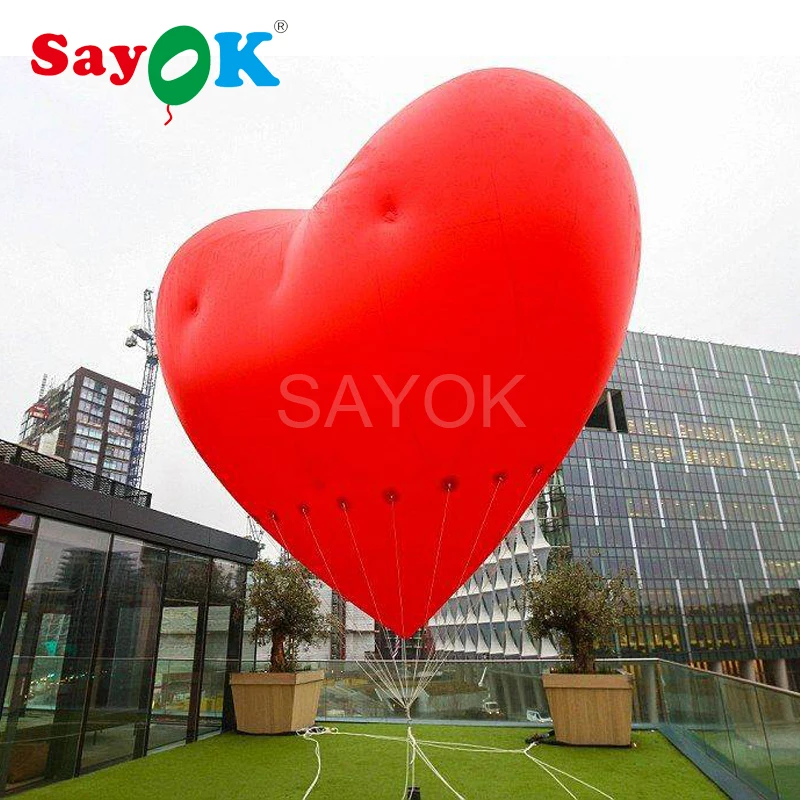 Inflatable Red Heart Balloon 3m/5m Inflatable PVC Balloon for Weddings Events Party Promotions
Inflatable Red Heart Balloon 3m/5m Inflatable PVC Balloon for Weddings Events Party Promotions
