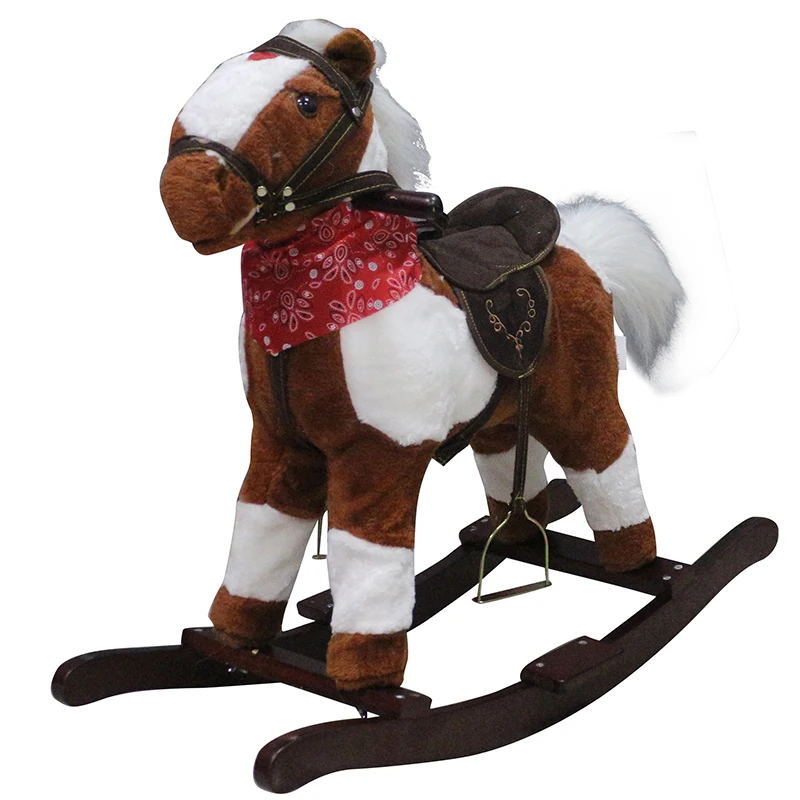 Small Size Wooden Rocking Horse Toy with Scarf Music Animal Riding Mechanical Horse Can Sound Sing for 3-8 Years Old Children
Small Size Wooden Rocking Horse Toy with Scarf Music Animal Riding Mechanical Horse Can Sound Sing for 3-8 Years Old Children