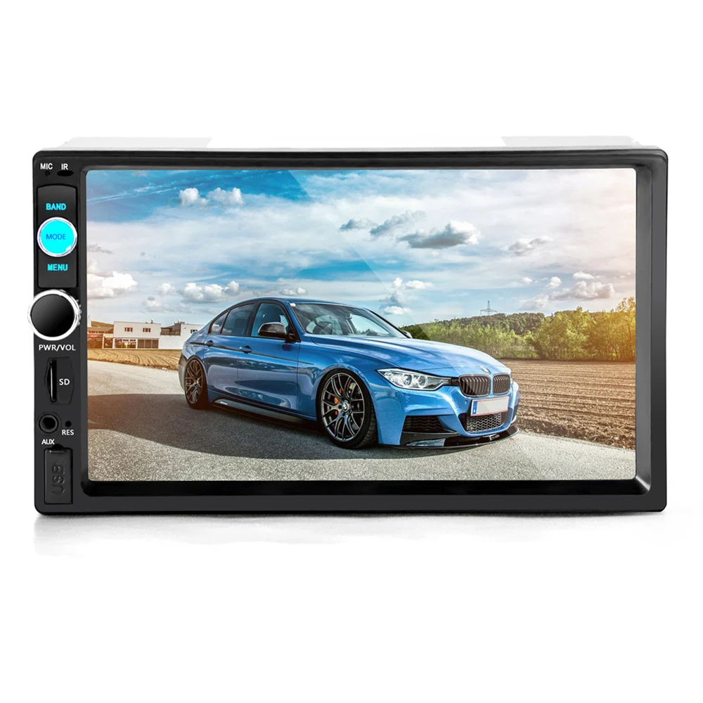automobile refitting 7 inch Touch Screen 2Din Vehicle mounted multifunctional MP5 player Bluetooth MP3 MP4 Players Radio Tuner
automobile refitting 7 inch Touch Screen 2Din Vehicle mounted multifunctional MP5 player Bluetooth MP3 MP4 Players Radio Tuner