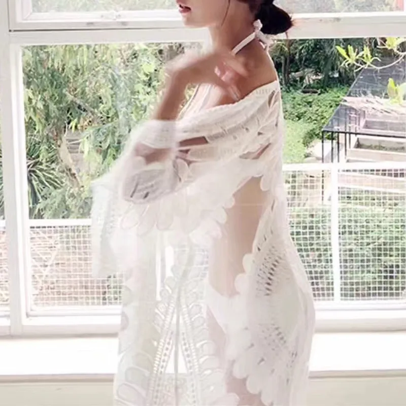 2017 Pareo Beach Cover Up Floral Embroidery Bikini Cover Up Swimwear Women Robe De Plage Beach Cardigan Bathing Suit Cover Ups
2017 Pareo Beach Cover Up Floral Embroidery Bikini Cover Up Swimwear Women Robe De Plage Beach Cardigan Bathing Suit Cover Ups