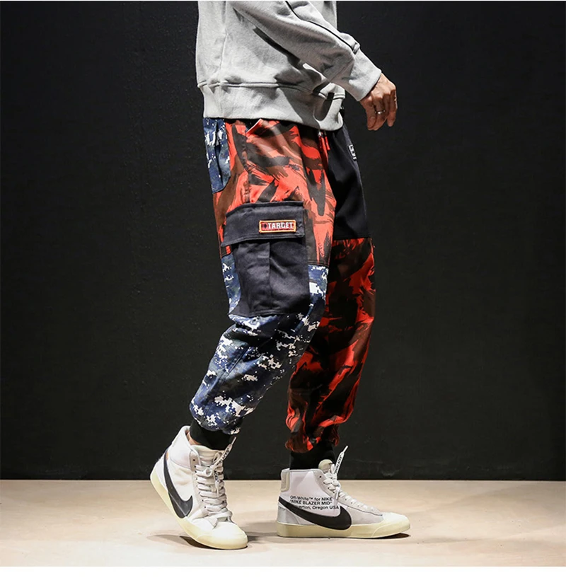 Camo Pants Man Hip Hop Ankle (11)