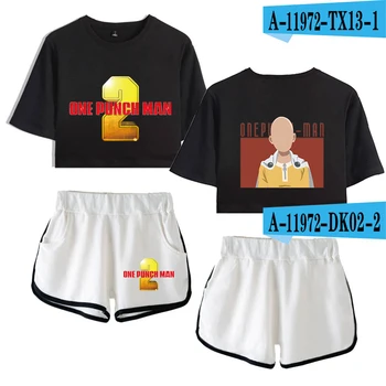 One Punch Man Season 2 protagonist Saitama 2D print Leisure Women Two Piece Set Shorts And lovely T-shirts Hot Sale Clothes
One Punch Man Season 2 protagonist Saitama 2D print Leisure Women Two Piece Set Shorts And lovely T-shirts Hot Sale Clothes