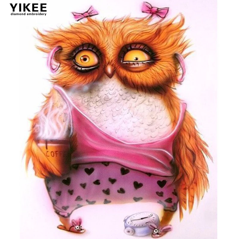 YIKEE 5d diy diamond painting owl Diamond Embroidery Sale Diamond Art Mosaic Crystal Handicraft Wall h263
YIKEE 5d diy diamond painting owl Diamond Embroidery Sale Diamond Art Mosaic Crystal Handicraft Wall h263