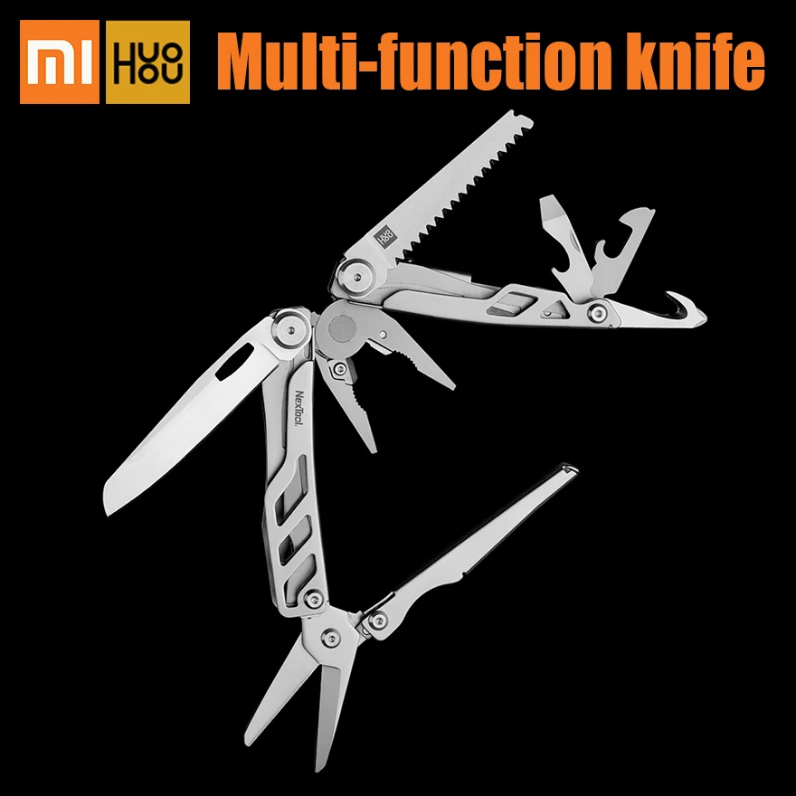 Многофункциональный карманный складной нож xiaomi huohou 420J2 лезвие из нержавеющей