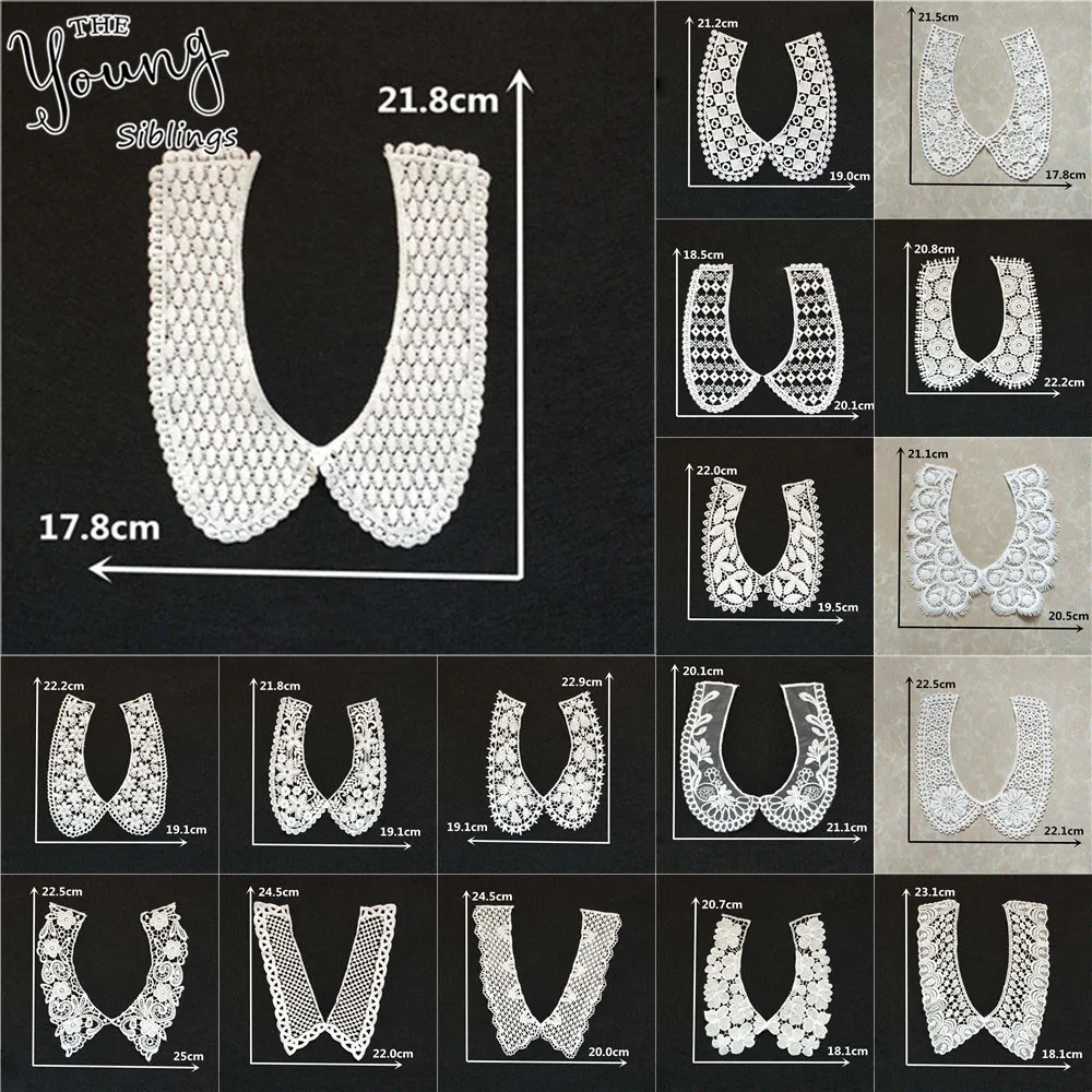 Best selling Sewing Lace Applique Neckline Beautifully Decorated DIY Trimming Embroidery Fabric Lace Collar Clothing Accessories
Best selling Sewing Lace Applique Neckline Beautifully Decorated DIY Trimming Embroidery Fabric Lace Collar Clothing Accessories