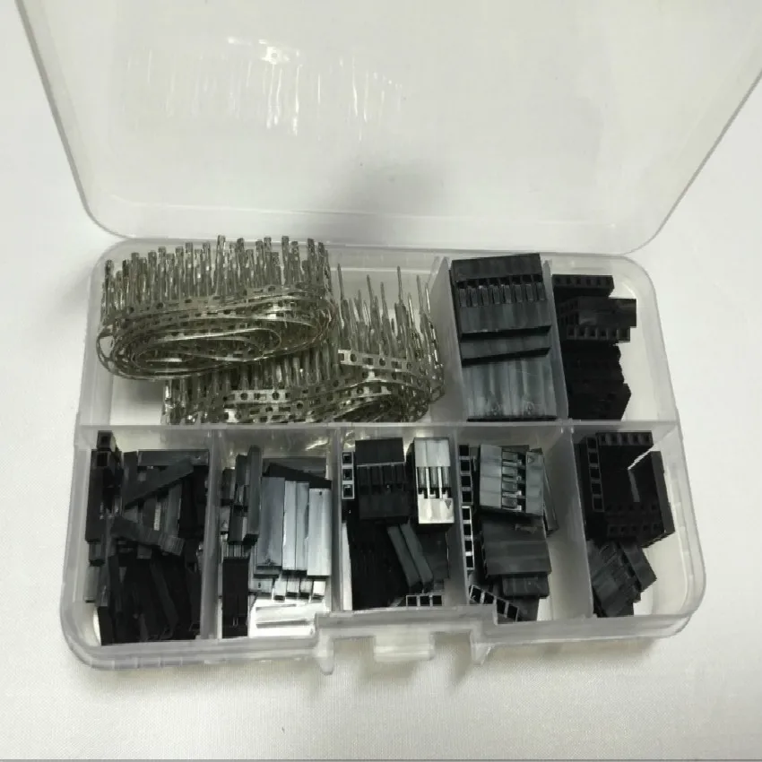 310pcs/lot Dupont Wire Jumper Pin Header Connector Housing Kit Male Crimp Pins+Female Pin Connector Terminal Pitch With Box
310pcs/lot Dupont Wire Jumper Pin Header Connector Housing Kit Male Crimp Pins+Female Pin Connector Terminal Pitch With Box