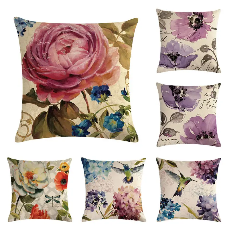 45cm*45cm Hummingbirds and rose pattern linen/cotton cushion cover and sofa pillow case Home decorative pillow cover
45cm*45cm Hummingbirds and rose pattern linen/cotton cushion cover and sofa pillow case Home decorative pillow cover