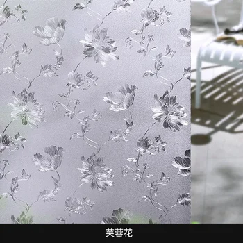 4M Long Hibiscus Flower Patten Window Film Frosted privacidad 3D Static Cling Privacy Protection Window decoration Fensterfolie
4M Long Hibiscus Flower Patten Window Film Frosted privacidad 3D Static Cling Privacy Protection Window decoration Fensterfolie