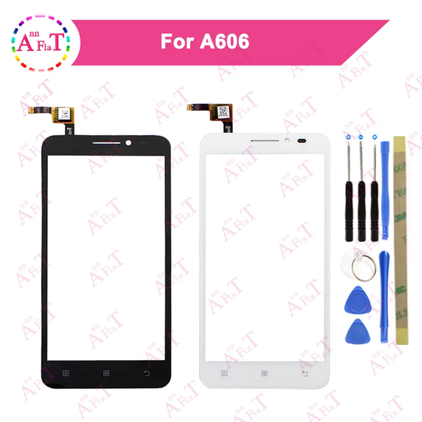 For Lenovo A606 Touch Screen Digitizer Sensor Outer Glass Lens Panel 3m glue Free | Мобильные телефоны и аксессуары