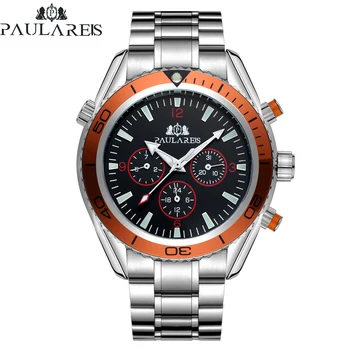 Automatic Self Wind Mechanical Stainless Steel Strap James Bond 007 Style Orange Blue Black Dial Bezel Classic Men Watch
Automatic Self Wind Mechanical Stainless Steel Strap James Bond 007 Style Orange Blue Black Dial Bezel Classic Men Watch