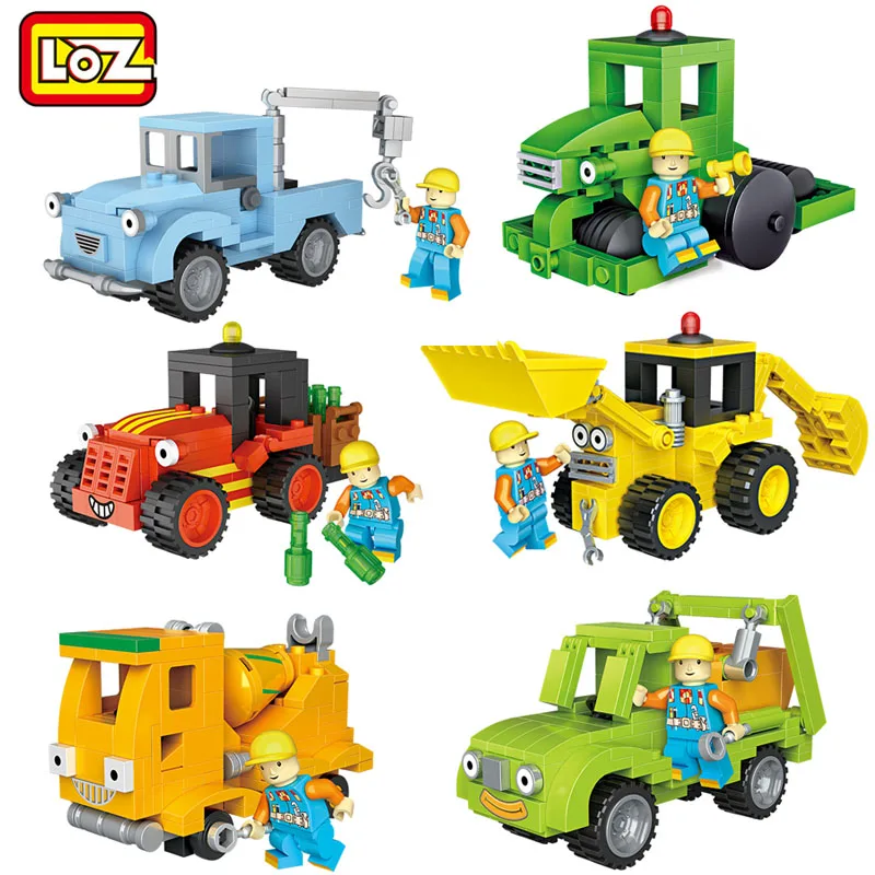 LOZ MINI Blocks Junior City Building Blocks Set City Engineer crane Roller Excavator LOZ Blocks Figure Toys 1511 - 1516
LOZ MINI Blocks Junior City Building Blocks Set City Engineer crane Roller Excavator LOZ Blocks Figure Toys 1511 - 1516
