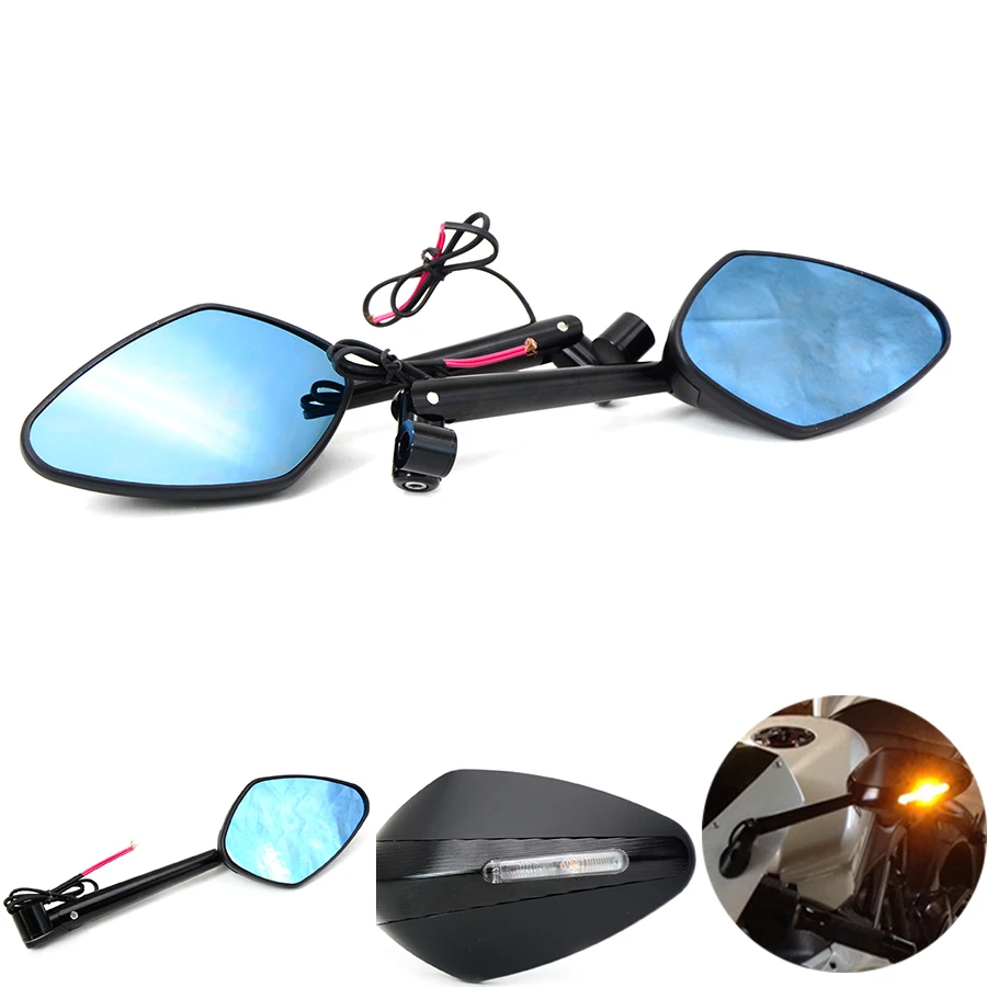 for Motorcycle Integrated Turn Signal Mirrors Side Rearview Mirror Front Back LED Universal For aprilia CAPANORD 1200 CAPANORD12
for Motorcycle Integrated Turn Signal Mirrors Side Rearview Mirror Front Back LED Universal For aprilia CAPANORD 1200 CAPANORD12