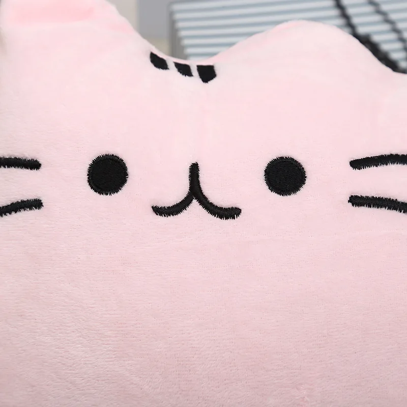 Подушка Kawaii С мультяшным котом 40x30 см мягкая плюшевая игрушка в виде животных