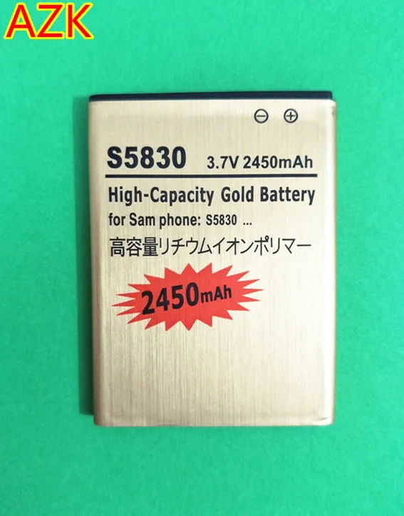 B-TAIHENG New Gold S5830 EB494358VU Battery for Samsung Galaxy Ace S5830 S5660 S7250D S5670 i569 I579 GT-S6102 S6818 phone
B-TAIHENG New Gold S5830 EB494358VU Battery for Samsung Galaxy Ace S5830 S5660 S7250D S5670 i569 I579 GT-S6102 S6818 phone