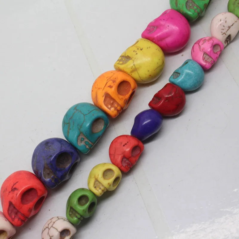 Mini. order is $7!10x12x13,15x17x18mm Multicolor Turquoises Skull Heads Loose beads 15"
Mini. order is $7!10x12x13,15x17x18mm Multicolor Turquoises Skull Heads Loose beads 15"