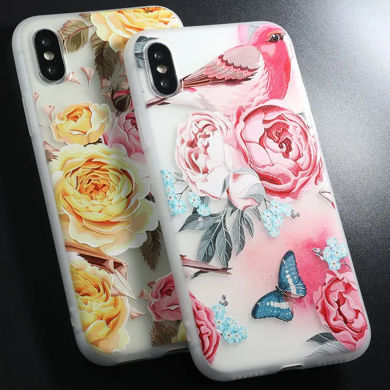 SoCouple Rose Flower Pattern Soft TPU Case For iphone X Xs max XR 7 8 6 6s plus Relief Phone Case Cover capa coque shell
SoCouple Rose Flower Pattern Soft TPU Case For iphone X Xs max XR 7 8 6 6s plus Relief Phone Case Cover capa coque shell