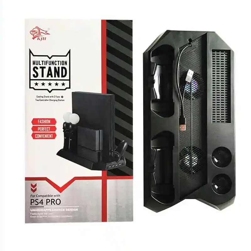 PS4 Pro Fan Vertical Stand,Cooling Cooler,Controller Charger Hub Display For PS4 VR Playstation 4 Pro PSVR Game Console Showcase
PS4 Pro Fan Vertical Stand,Cooling Cooler,Controller Charger Hub Display For PS4 VR Playstation 4 Pro PSVR Game Console Showcase
