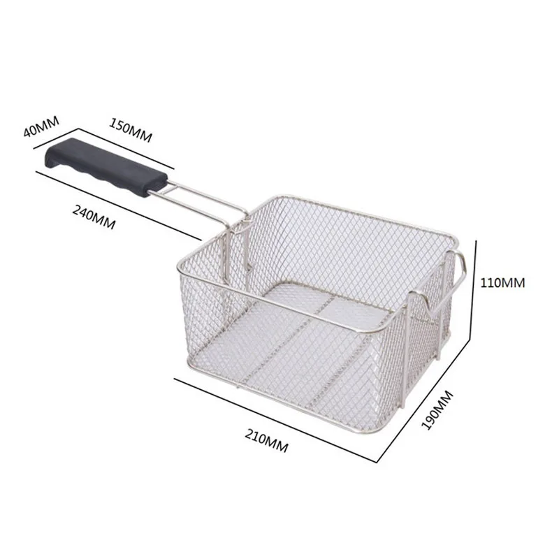 Stainless Steel Deep Fat Fryer Basket Oil Fried Chips Fish Nuggets Fry Food Kitchen Cook Pan MU
Stainless Steel Deep Fat Fryer Basket Oil Fried Chips Fish Nuggets Fry Food Kitchen Cook Pan MU