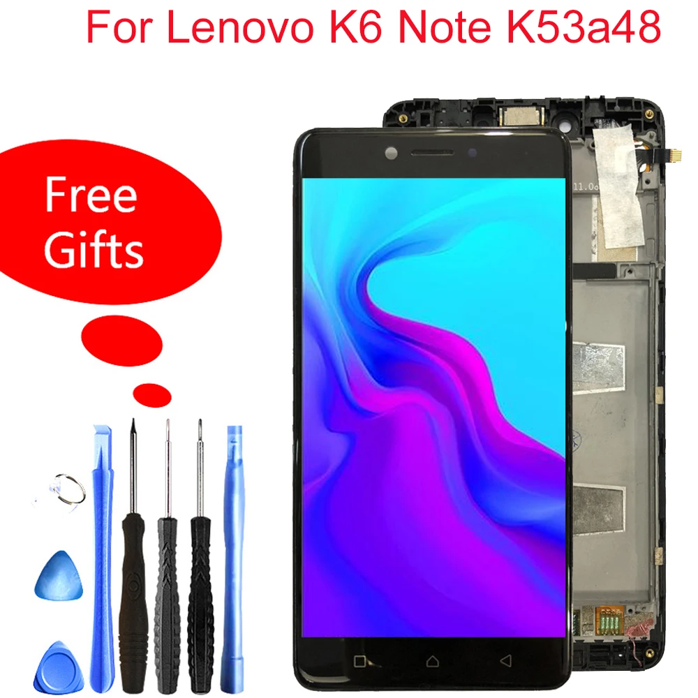 Quality Lcd For Lenovo K6 Note LCD Display Touch Screen Digitizer Replacement For Lenovo K6 NOTE Display k53a48 LCD Assembly
Quality Lcd For Lenovo K6 Note LCD Display Touch Screen Digitizer Replacement For Lenovo K6 NOTE Display k53a48 LCD Assembly