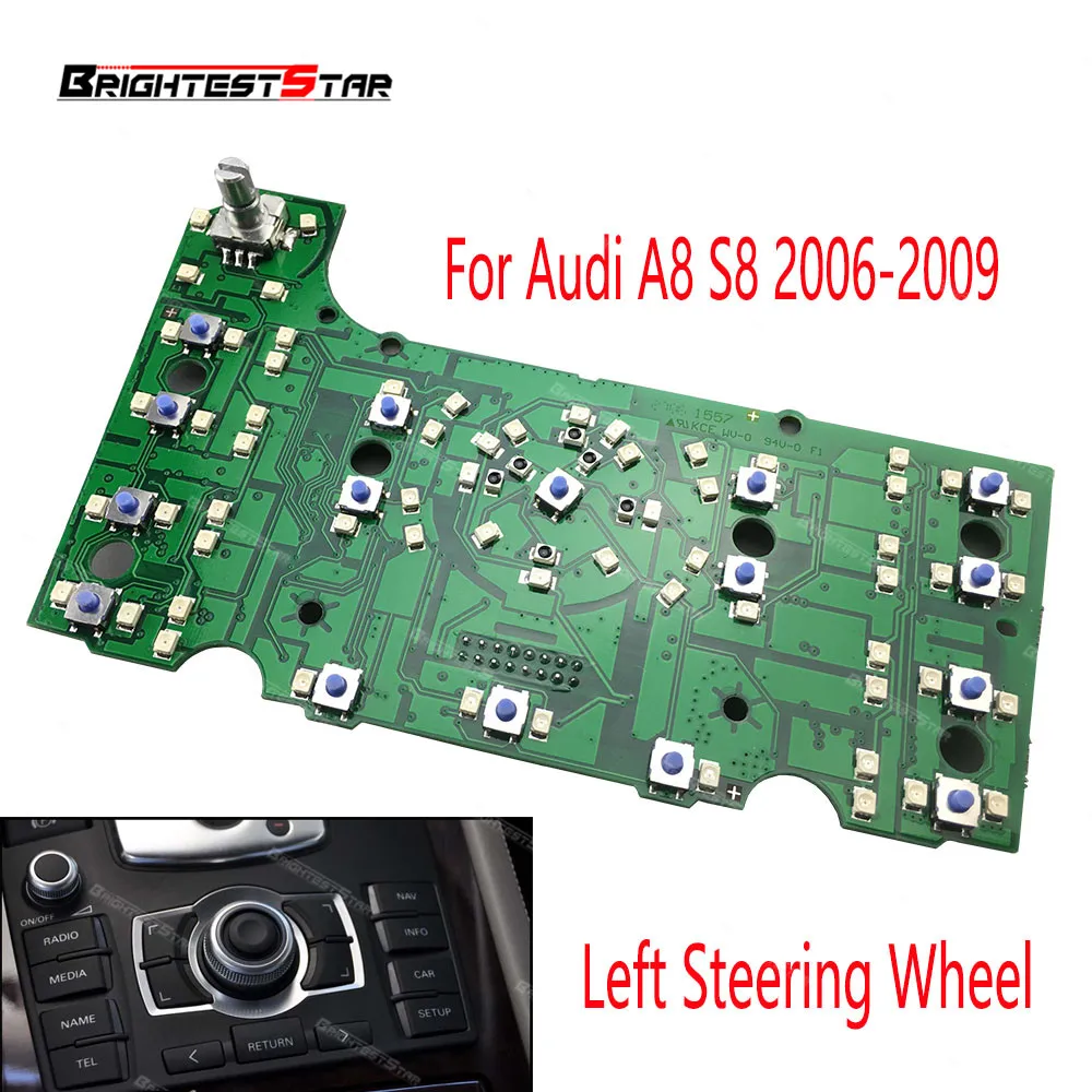 4E1919612 3G MMI Multimedia Interface Control Panel Board Navigation For Audi A8 S8 2006 2007 2008 2009 Left Steering Wheel
4E1919612 3G MMI Multimedia Interface Control Panel Board Navigation For Audi A8 S8 2006 2007 2008 2009 Left Steering Wheel