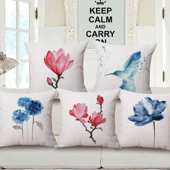 High Quality Cotton Linen Ink Painting Magnolia Floral Sofa Throw Pillow Case Decorotive Cushion Cover 45x45cm Capas De Almofada
High Quality Cotton Linen Ink Painting Magnolia Floral Sofa Throw Pillow Case Decorotive Cushion Cover 45x45cm Capas De Almofada