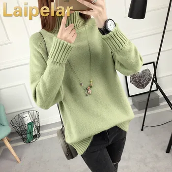 Laipelar Winter Sweater Women Turtleneck 2018 Long Sleeve Tricot Women Sweaters And Pullovers Female Knitted Jumper Jersey Tops
Laipelar Winter Sweater Women Turtleneck 2018 Long Sleeve Tricot Women Sweaters And Pullovers Female Knitted Jumper Jersey Tops