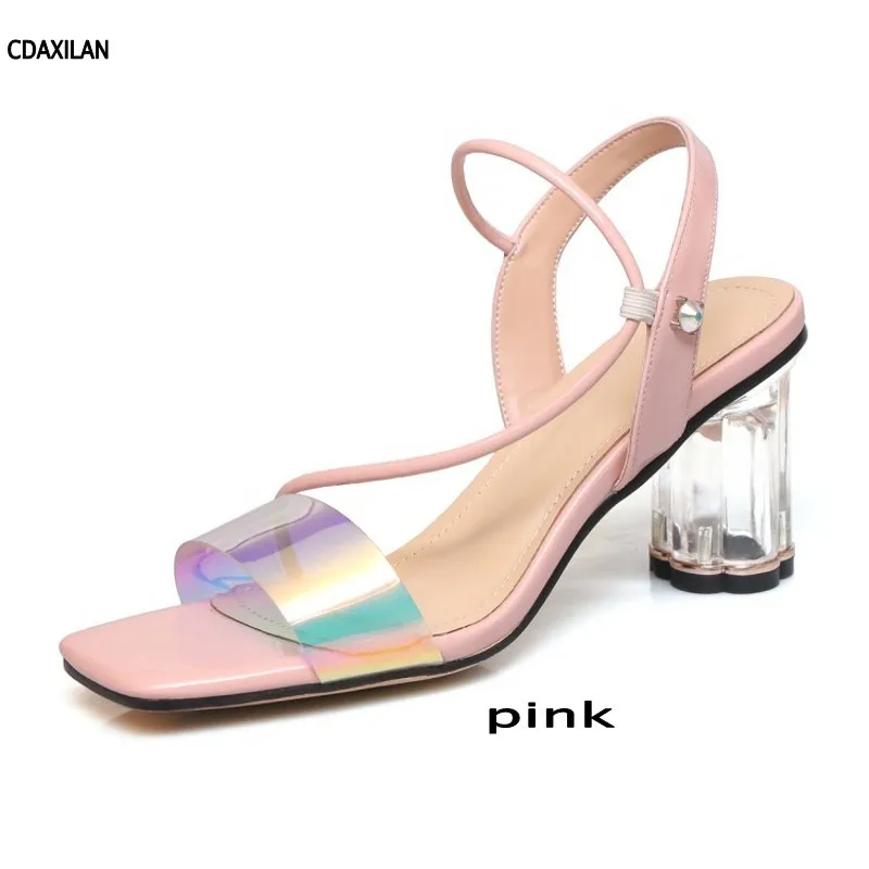 CDAXILAN new arrivals sandals women fashion sheepskin high heel round heels open toe ankle -wrap casual shoes pink Gray Black
CDAXILAN new arrivals sandals women fashion sheepskin high heel round heels open toe ankle -wrap casual shoes pink Gray Black