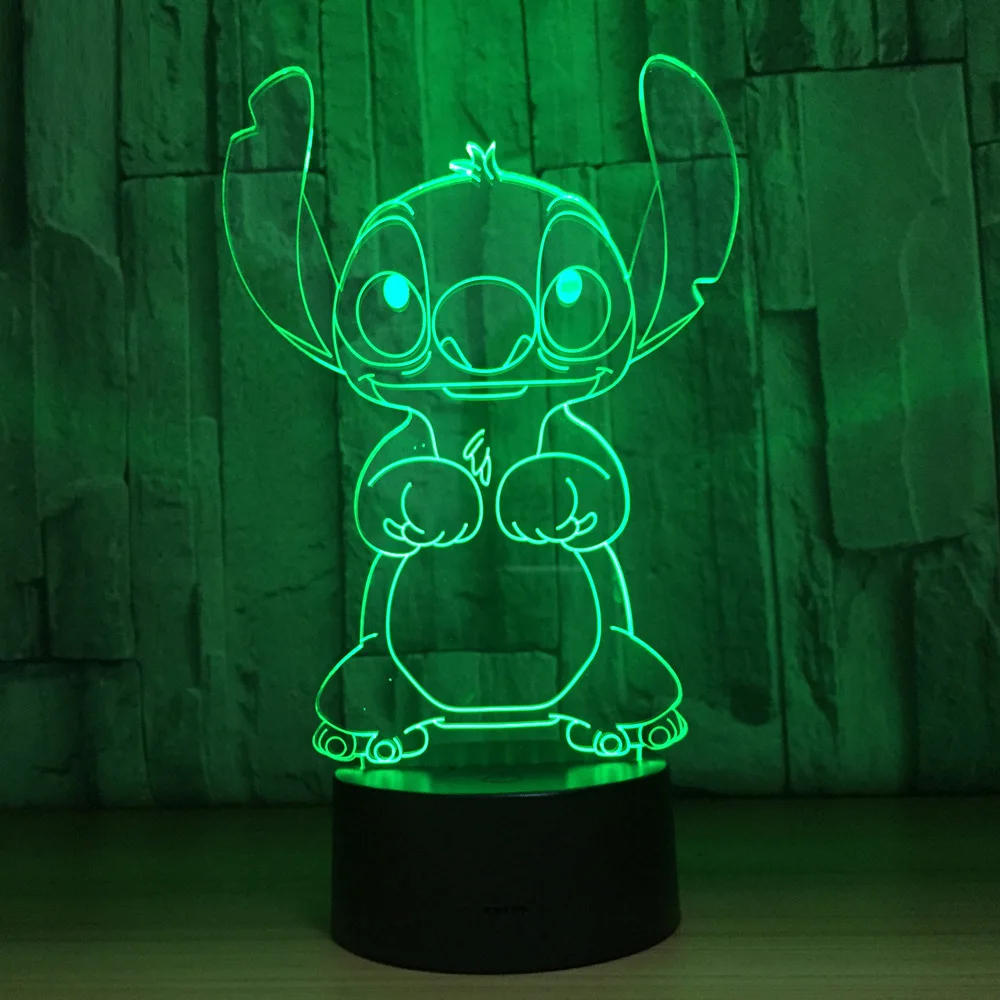 Stitch 3D Table Night Light Snow White/ Baymax Cartoon Acrylic 7 Colors Change Touch/Remote Control LED Bedside Lamps Kids Gift
Stitch 3D Table Night Light Snow White/ Baymax Cartoon Acrylic 7 Colors Change Touch/Remote Control LED Bedside Lamps Kids Gift