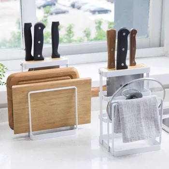 OTHERHOUSE Knife Holder Block Cooker Cutting Board Holder Rag Dish Rack Kitchen Towel Holders Iron Storage Shelf
OTHERHOUSE Knife Holder Block Cooker Cutting Board Holder Rag Dish Rack Kitchen Towel Holders Iron Storage Shelf