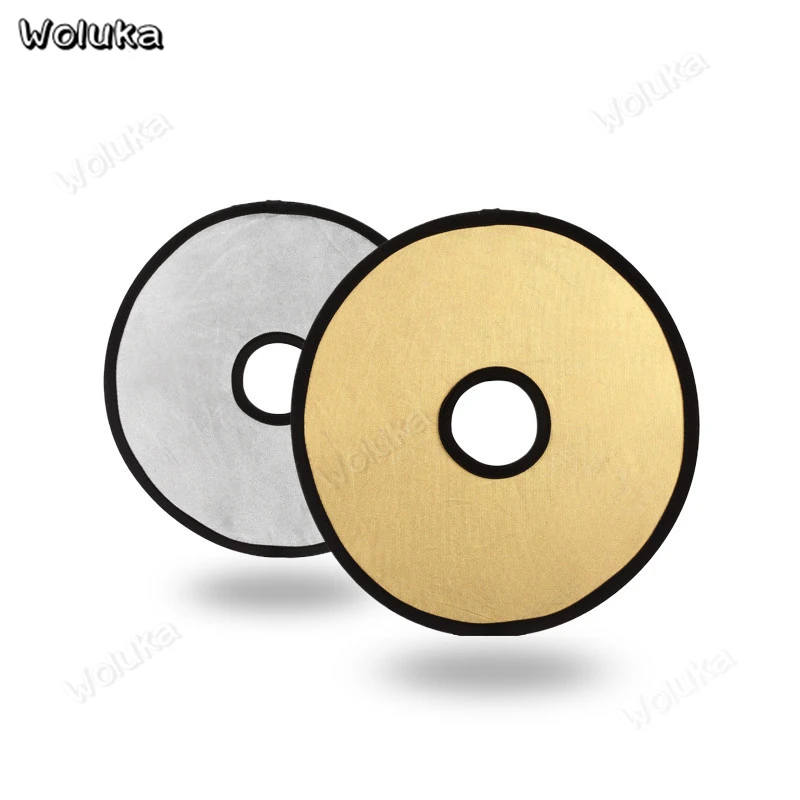 2-in-1 Gold Silver Reflector 30CM Mini Hollow Type Foldable Soft Plate with bag RHN For DSLR Camera Lens Reflector CD50 T10
2-in-1 Gold Silver Reflector 30CM Mini Hollow Type Foldable Soft Plate with bag RHN For DSLR Camera Lens Reflector CD50 T10