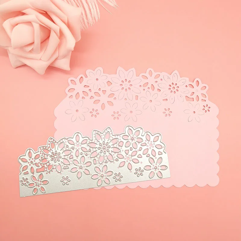 Flower floral Border Edge Cutting die Cutter Knife Mold for Paper Card Crafts DIY Metal cutting die for Scrapbook Album Dec
Flower floral Border Edge Cutting die Cutter Knife Mold for Paper Card Crafts DIY Metal cutting die for Scrapbook Album Dec