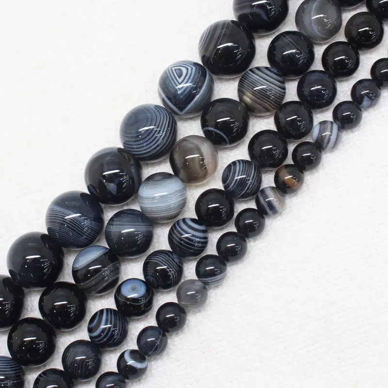 Wholesale 6-12mm Black Stripe agates Round Loose Beads 15" sf17,For Jewelry making, can mixed wholesale!
Wholesale 6-12mm Black Stripe agates Round Loose Beads 15" sf17,For Jewelry making, can mixed wholesale!