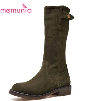 MEMUNIA 2020 big size 33-43 mid calf boots women flock autumn winter boots zipper fashion square heels shoes woman office boots
MEMUNIA 2020 big size 33-43 mid calf boots women flock autumn winter boots zipper fashion square heels shoes woman office boots