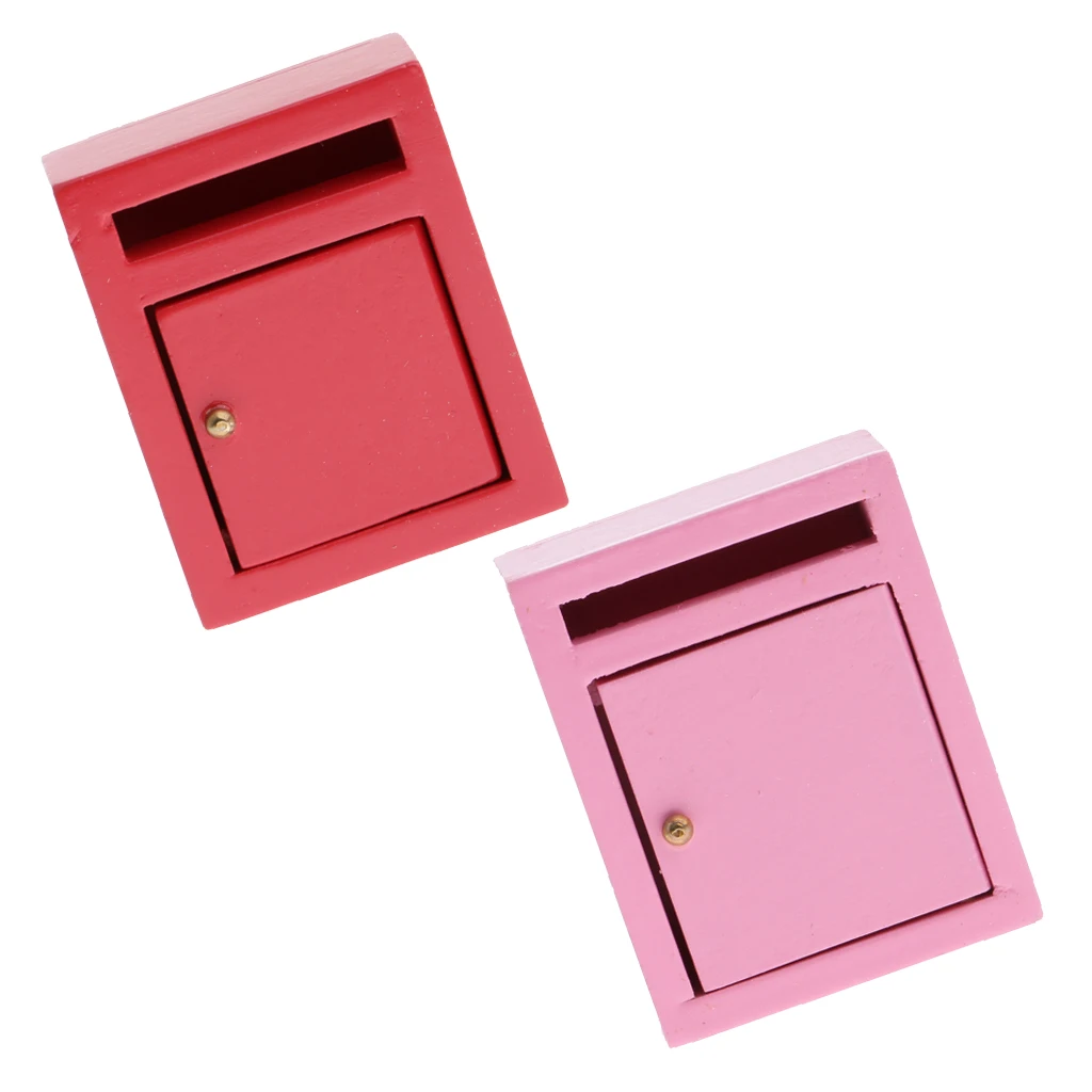 2Pcs 1/12 Wooden Mailbox Letterbox Dollhouse Miniature Furniture Garden Accessories
2Pcs 1/12 Wooden Mailbox Letterbox Dollhouse Miniature Furniture Garden Accessories