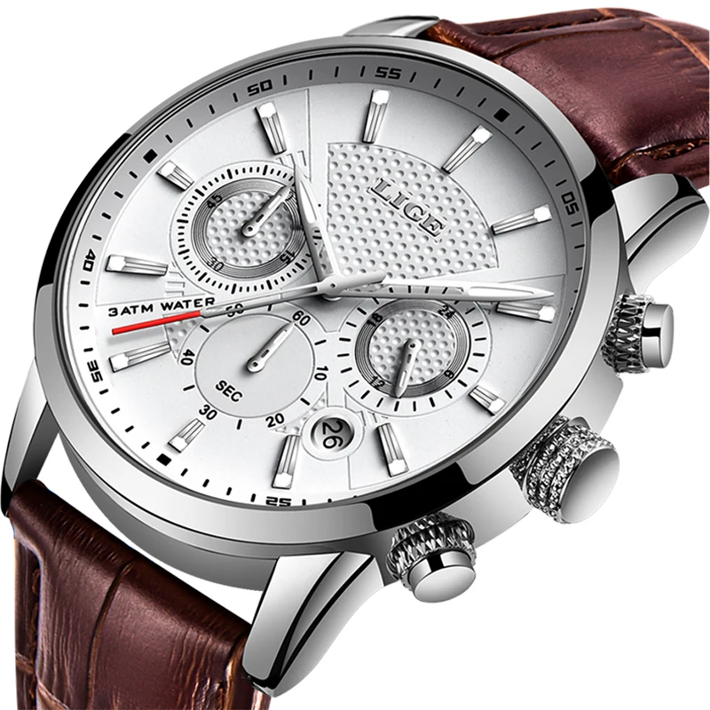 LIGE 2019 New Watch Men Fashion Sport Quartz Clock Mens Watches Brand Luxury Leather Business Waterproof Watch Relogio Masculino
LIGE 2019 New Watch Men Fashion Sport Quartz Clock Mens Watches Brand Luxury Leather Business Waterproof Watch Relogio Masculino