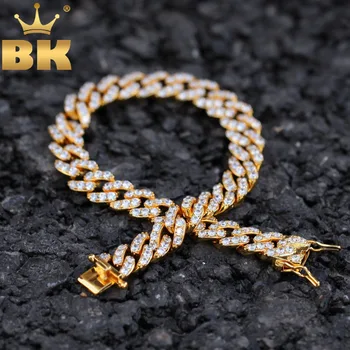 9mm Cubic Zirconia Cuban Link Bracelets For Men Women Fashion Hiphop Gold Silver Color Bling Bracelet 9inch Jewelry Dropshipping
9mm Cubic Zirconia Cuban Link Bracelets For Men Women Fashion Hiphop Gold Silver Color Bling Bracelet 9inch Jewelry Dropshipping