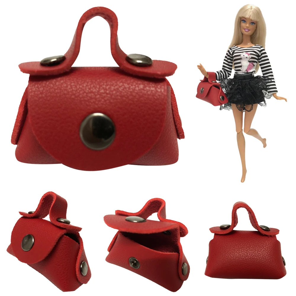 NK Newest One Pcs Girl's Doll Mini Handmade Casual Wear Bag Red Fashion Cute Bag For Barbie Doll Accessories 005A 6X
NK Newest One Pcs Girl's Doll Mini Handmade Casual Wear Bag Red Fashion Cute Bag For Barbie Doll Accessories 005A 6X