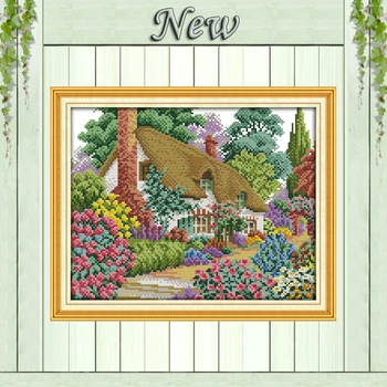 Midsummer hut house cabin garden counted printed on canvas DMC 14CT 11CT Joy Sunday Cross Stitch Embroidery kits Needlework Sets
Midsummer hut house cabin garden counted printed on canvas DMC 14CT 11CT Joy Sunday Cross Stitch Embroidery kits Needlework Sets