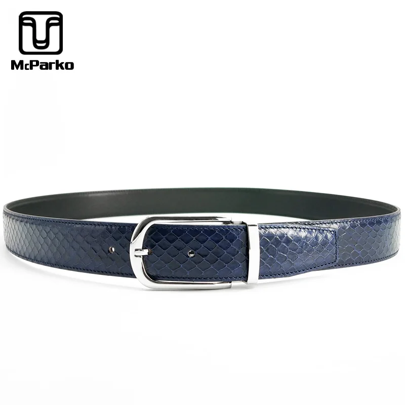 McParko Snakeskin Belt Genuine Leather Waist Belt Men Luxury Brand Business Formal Belt for Suit Pant Trousers Blue Brown 34mm
McParko Snakeskin Belt Genuine Leather Waist Belt Men Luxury Brand Business Formal Belt for Suit Pant Trousers Blue Brown 34mm