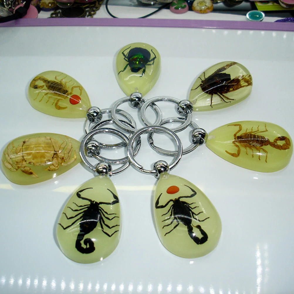 JETTING Luminous Scorpion Keychain - New Luminous Product Real Crab and Scorpion Key Chain bag Car key ring
JETTING Luminous Scorpion Keychain - New Luminous Product Real Crab and Scorpion Key Chain bag Car key ring