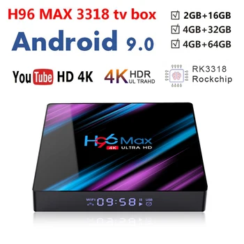 android 9.0 tv box H96 MAX Rockchip RK3318 set top box of Voice Control H96 4GB 64GB Google Play Store Netflix Youtube box pk X9
android 9.0 tv box H96 MAX Rockchip RK3318 set top box of Voice Control H96 4GB 64GB Google Play Store Netflix Youtube box pk X9