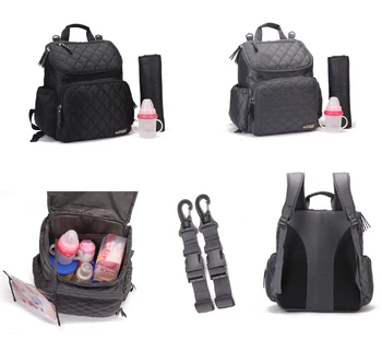 MSF Multifunction Smart Organizer System Backpack Diaper Bag Baby Nappy Changing Bag With Changing Pad Stroller Straps
MSF Multifunction Smart Organizer System Backpack Diaper Bag Baby Nappy Changing Bag With Changing Pad Stroller Straps
