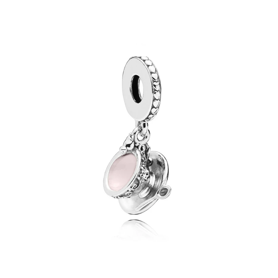 NEW 100% 925 Sterling Silver Enchanted Tea Cup Dangle Charm Pale Pink Enamel Pendant Bead For Mother Gift Bracelet DIY
NEW 100% 925 Sterling Silver Enchanted Tea Cup Dangle Charm Pale Pink Enamel Pendant Bead For Mother Gift Bracelet DIY