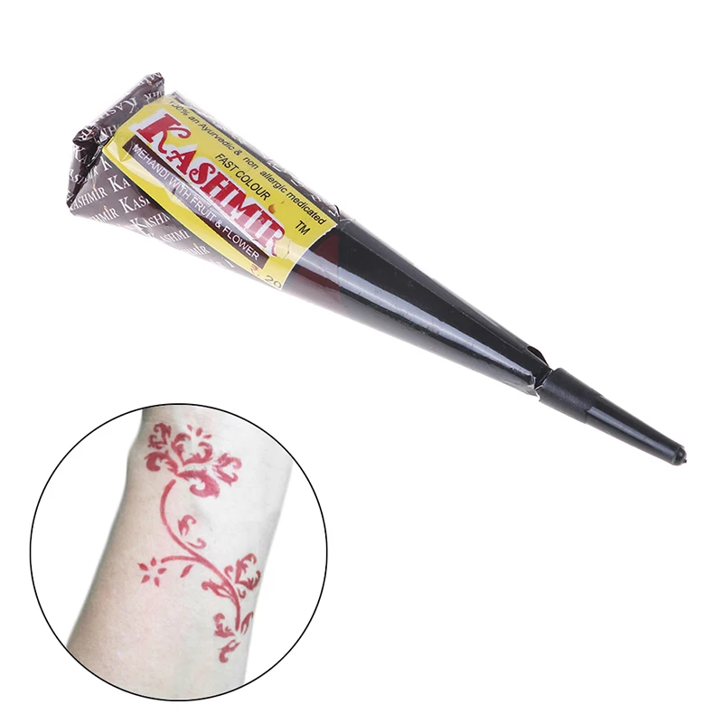 1Pcs Brown Red Colored Indian Henna Tattoo Paste Cone Body Paint,Temporary Mehndi Henna Tattoo Paste Cream Golecha Brand
1Pcs Brown Red Colored Indian Henna Tattoo Paste Cone Body Paint,Temporary Mehndi Henna Tattoo Paste Cream Golecha Brand