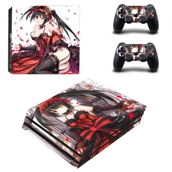 

Anime Girl Tokisaki Kurumi Decal PS4 Pro Skin Sticker For Sony PlayStation 4 Console and Controllers PS4 Pro Skin Stickers Vinyl
