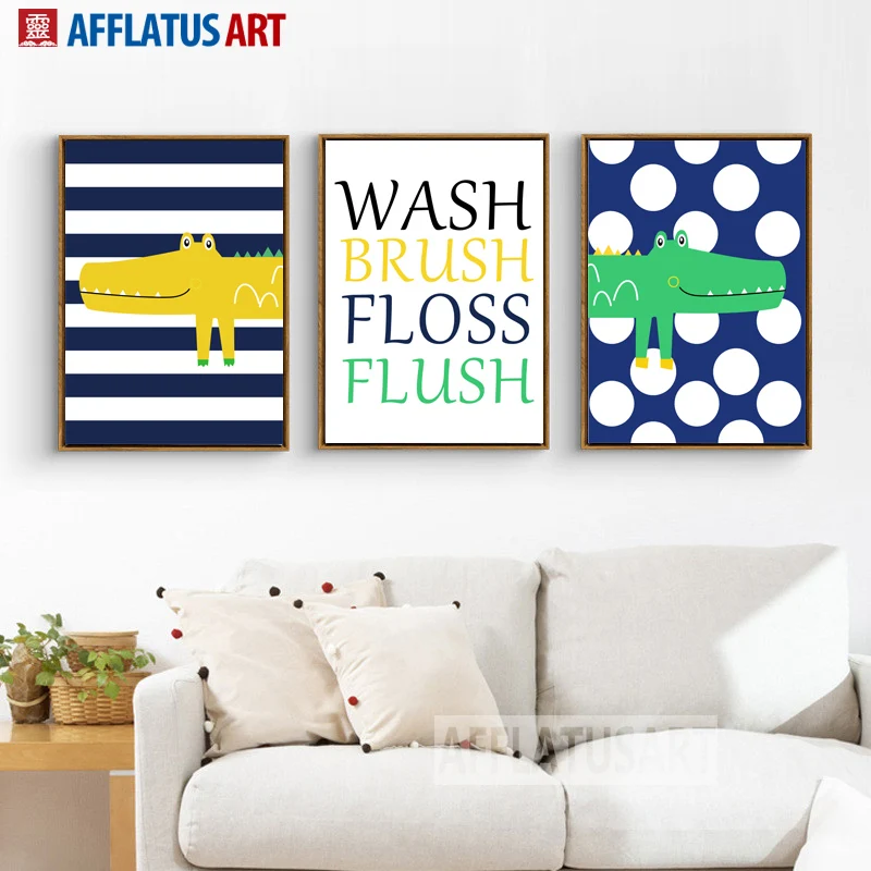 AFFLATUS Crocodile Wash Quotes Nordic Poster Wall Art Print Canvas Painting Wall Pictures For Living Room Kids Room Bathroom
AFFLATUS Crocodile Wash Quotes Nordic Poster Wall Art Print Canvas Painting Wall Pictures For Living Room Kids Room Bathroom