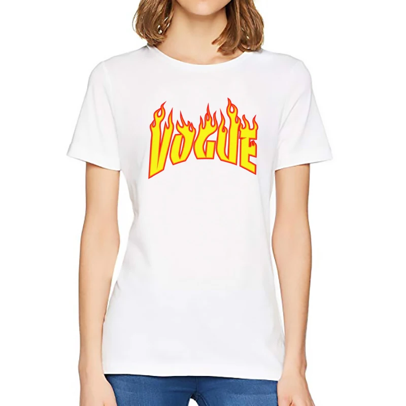 Grotopk Fire Frame Letter T-shirts for Women Vogue Print T Shirt Female T Shirt Ladies Clothes Streetwear Top Tee Shirt Femme
Grotopk Fire Frame Letter T-shirts for Women Vogue Print T Shirt Female T Shirt Ladies Clothes Streetwear Top Tee Shirt Femme